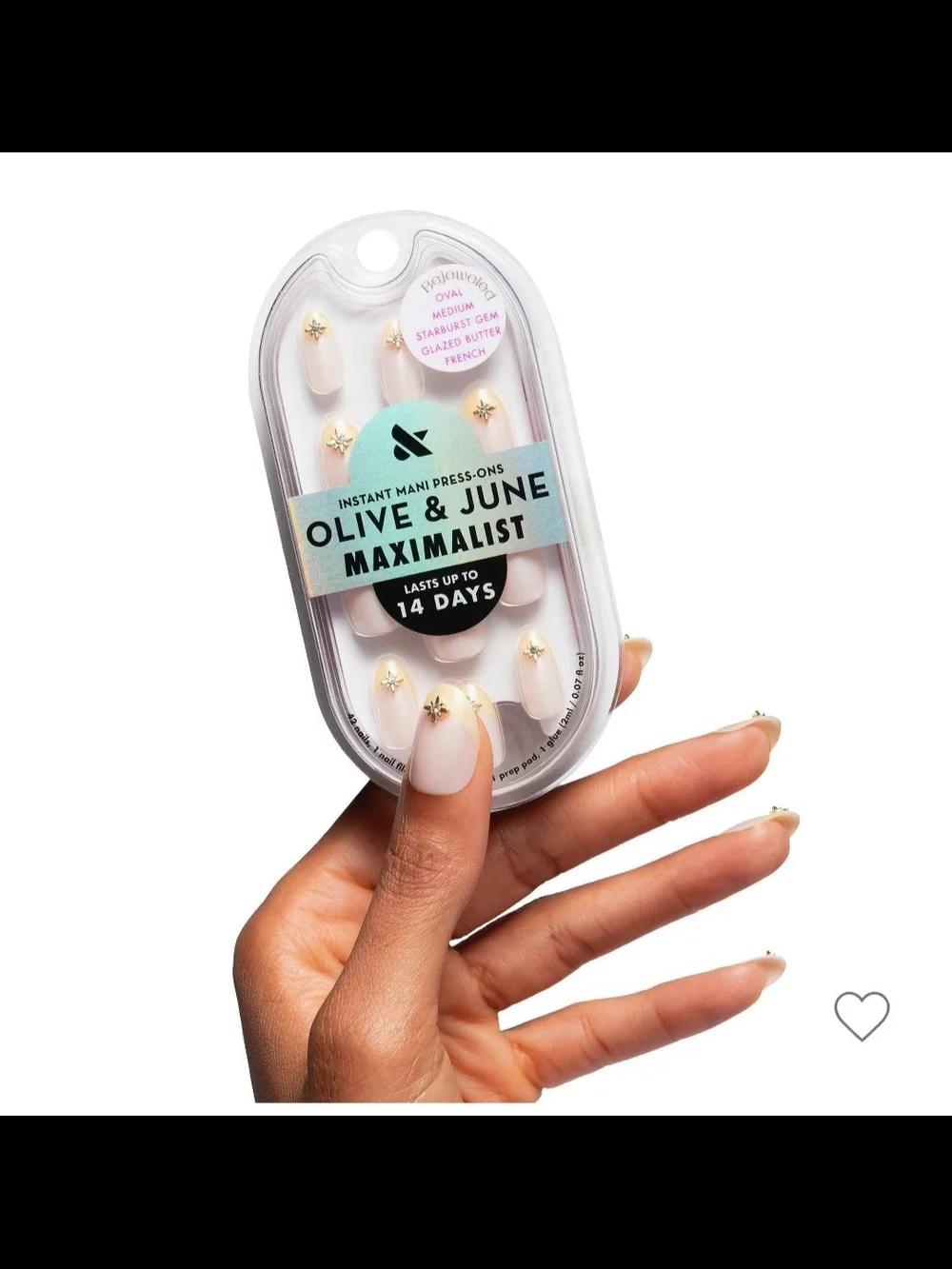 Olive & June Maximalist Instant Mani Press-On Nails Set of 2 NIB